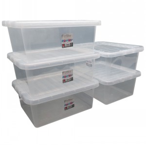 Wham Crystal Plastic Storage Box & Lid Size 05 (17 Litre)